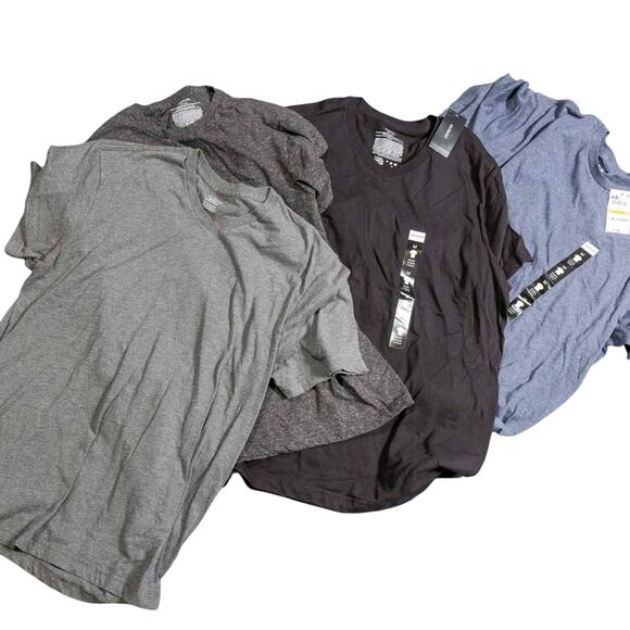 Alfani Men's Short Sleeve V-Neck T-Shirt Lot of 4 Size Medium - Picture 1 of 3